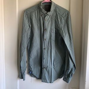 L.O.G.G. Men’s medium long sleeve button up shirt regular fit